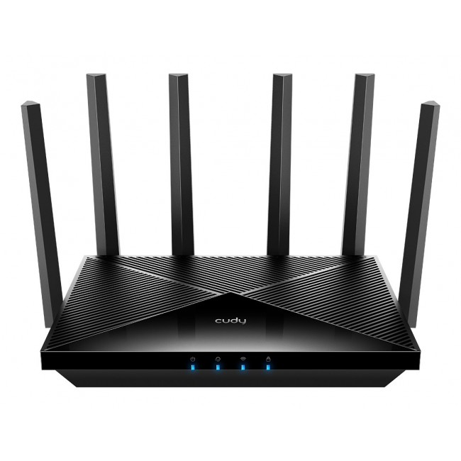 Cudy WR11000 wireless router 2.5 Gigabit Ethernet Tri-band (2.4 GHz / 5 GHz / 6 GHz) Black