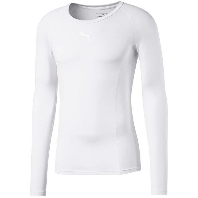Puma LIGA Baselayer Tee LS White 655920 04 S Puma LIGA Baselayer Tee LS White 655920 04 S