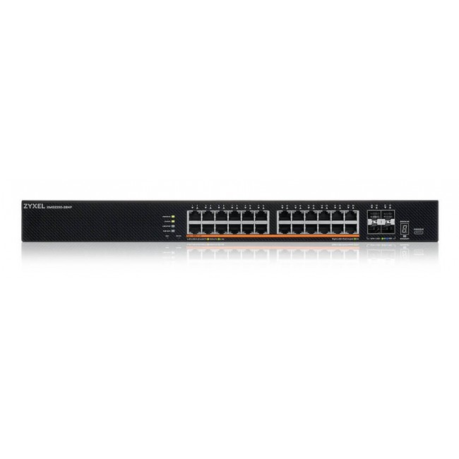 Zyxel XMG2230-28HP Managed L2/L3 2.5G Ethernet (100/1000/2500) Power over Ethernet (PoE) 1U Black
