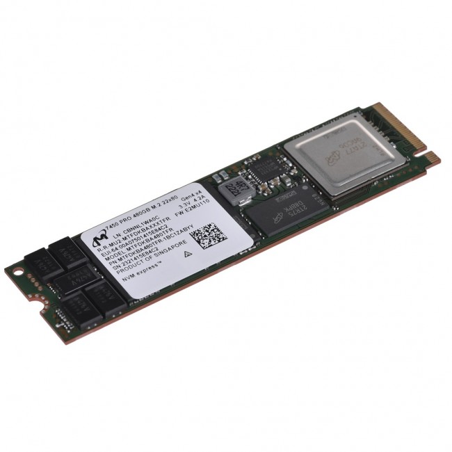 SSD Micron 7450 PRO 480GB M.2 (22x80) NVMe PCI 4.0 MTFDKBA480TFR-1BC1ZABYYR (DWPD 1)