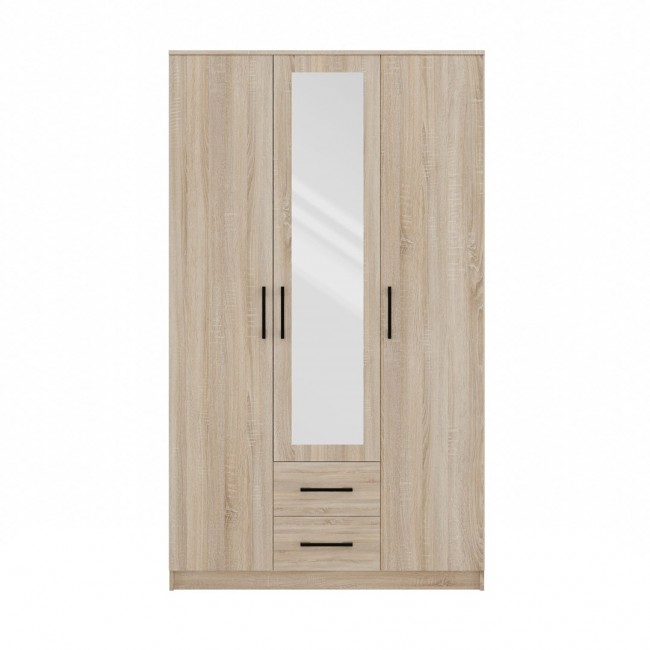 Topeshop ROMANA 120 SON L bedroom wardrobe/closet 6 shelves 3 door(s) Oak Topeshop ROMANA 120 SON L bedroom wardrobe/closet 6 shelves 3 door(s) Oak
