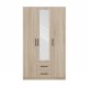 Topeshop ROMANA 120 SON L bedroom wardrobe/closet 6 shelves 3 door(s) Oak Topeshop ROMANA 120 SON L bedroom wardrobe/closet 6 shelves 3 door(s) Oak
