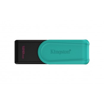 Kingston Technology DataTraveler 128GB Portable USB 3.2 Gen 1 Exodia S (Black/Turquoise)