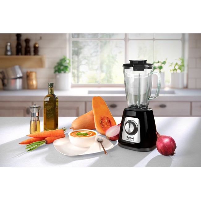 Tefal BlendForce II BL4388 blender 1.25 L Tabletop blender 800 W Black, Brushed steel Tefal BlendForce II BL4388 blender 1.25 L Tabletop blender 800 W Black, Brushed steel