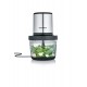 Severin KM 3867 electric food chopper 1 L 400 W Black, Silver, Transparent