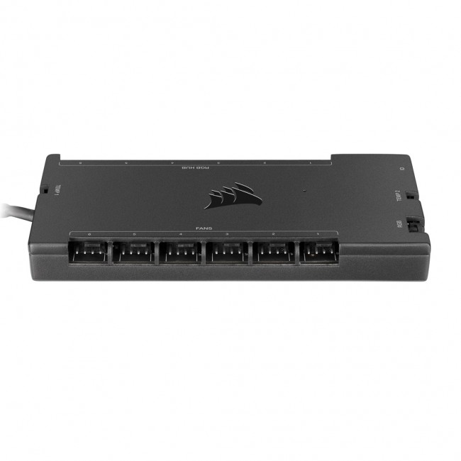 Corsair iCUE Commander Core XT fan speed controller 6 channels Black Corsair iCUE Commander Core XT fan speed controller 6 channels Black