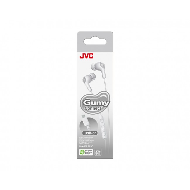 JVC HA-FR9UC Headset Wired In-ear Calls/Music USB Type-C White JVC HA-FR9UC Headset Wired In-ear Calls/Music USB Type-C White