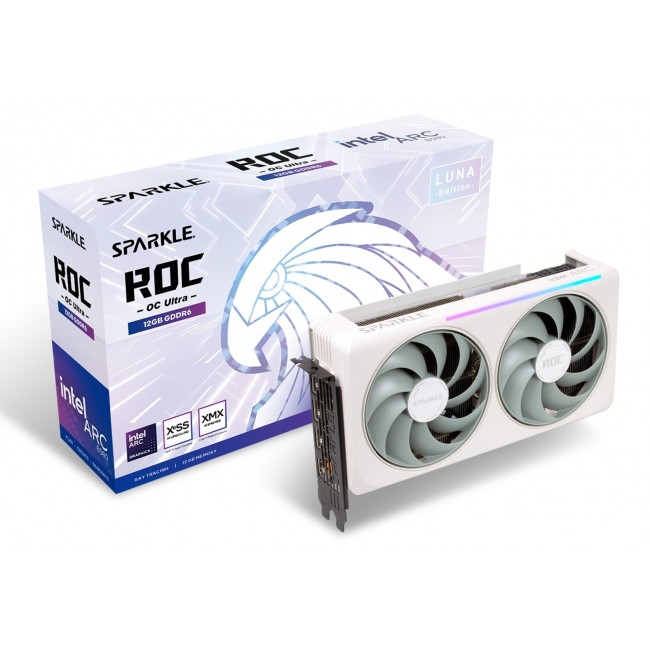 SPARKLE Intel Arc B580 ROC Luna OC U12G graphics card SPARKLE Intel Arc B580 ROC Luna OC U12G graphics card