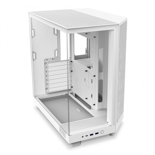 NZXT H6 Flow RGB Midi Tower White NZXT H6 Flow RGB Midi Tower White