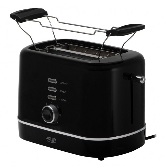 Adler AD 3224b Toaster with rack 7 browning levels black
