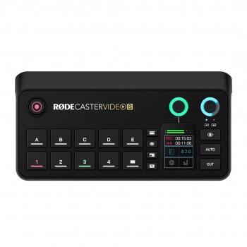 R DECaster Video S - video and audio production console, black