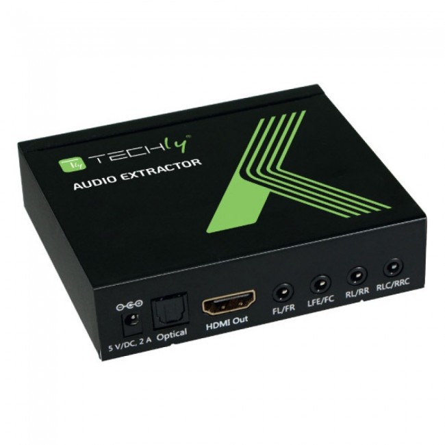 Techly Audio Extractor 7.1 LPCM HDMI 4K UHD 3D IDATA HDMI-EA74K Techly Audio Extractor 7.1 LPCM HDMI 4K UHD 3D IDATA HDMI-EA74K