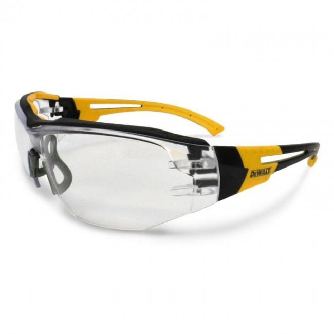 DeWalt Renovator Clear DPG108 Safety glasses frameless with upper protection transparent
