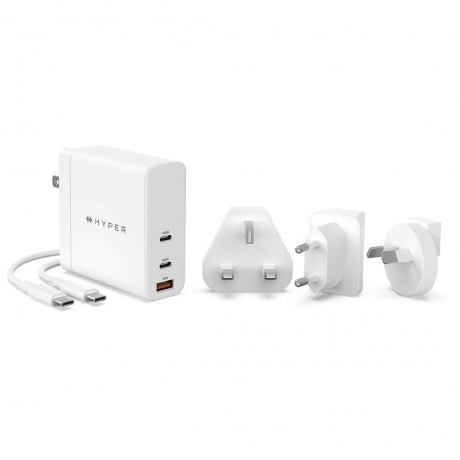 HYPER HJG140WW mobile device charger Universal White AC Fast charging Indoor HYPER HJG140WW mobile device charger Universal White AC Fast charging Indoor
