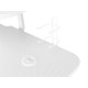 Genesis Gaming Tisch HOLM 320 RGB wei (120cm x 75cm)