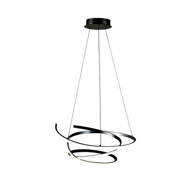 PENDANT LED LIGHT SIBIU 42W 4000K BLACK