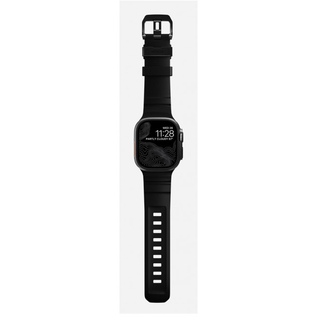 Nomad Rocky Point Band Black Leather, Titanium