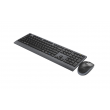 Gembird KBS-WPS-02 Dual-mode slim wireless desktop set, 2.4G+BT, US layout