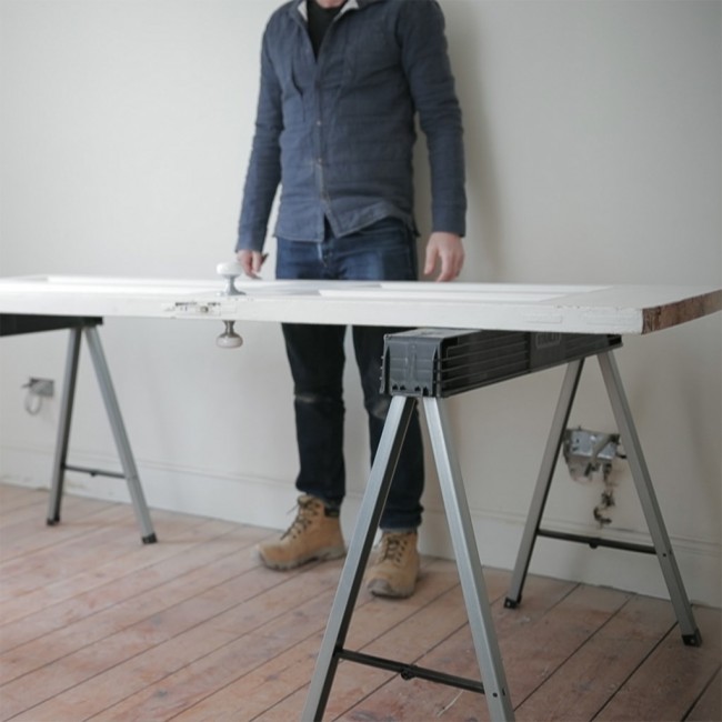 Stanley Fold-Up Sawhorse (Twin Pack)