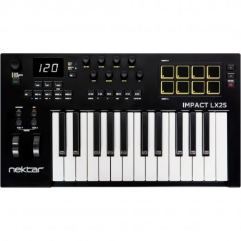Nektar Impact LX 25 mkIII - MIDI keyboard 25 keys USB, black