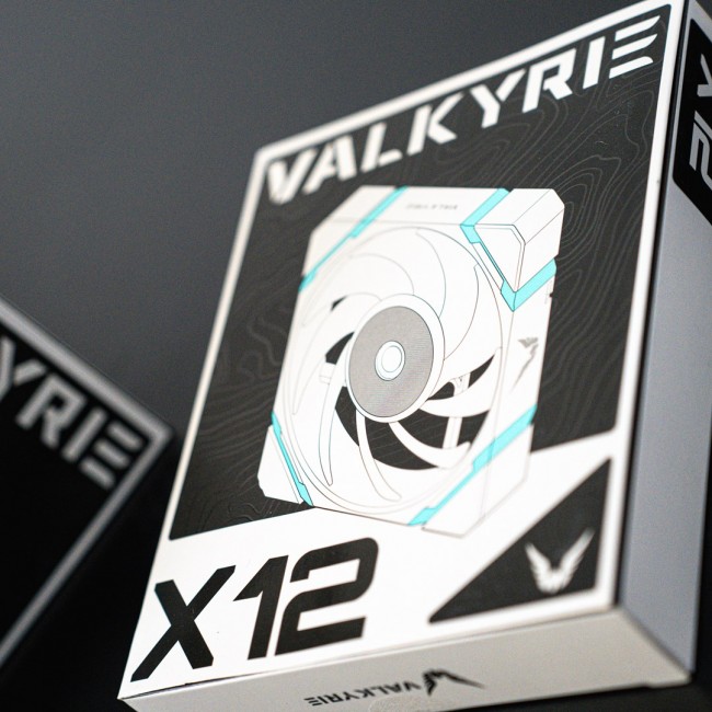 Valkyrie X12 ARGB White VK-FANX12FW fan Valkyrie X12 ARGB White VK-FANX12FW fan