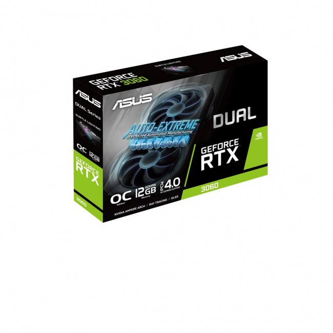 ASUS Dual -RTX3060-O12G-V2 NVIDIA GeForce RTX 3060 12 GB GDDR6 ASUS Dual -RTX3060-O12G-V2 NVIDIA GeForce RTX 3060 12 GB GDDR6