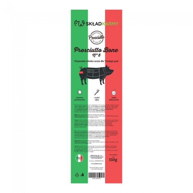 EDEN Prosciutto bone no. 5 - dog chew - 150g