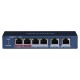 Hikvision DS-3E0106HP-E Network Links Unmanaged Fast Ethernet (10/100) PoE Support Blue Hikvision DS-3E0106HP-E Network Links Unmanaged Fast Ethernet (10/100) PoE Support Blue