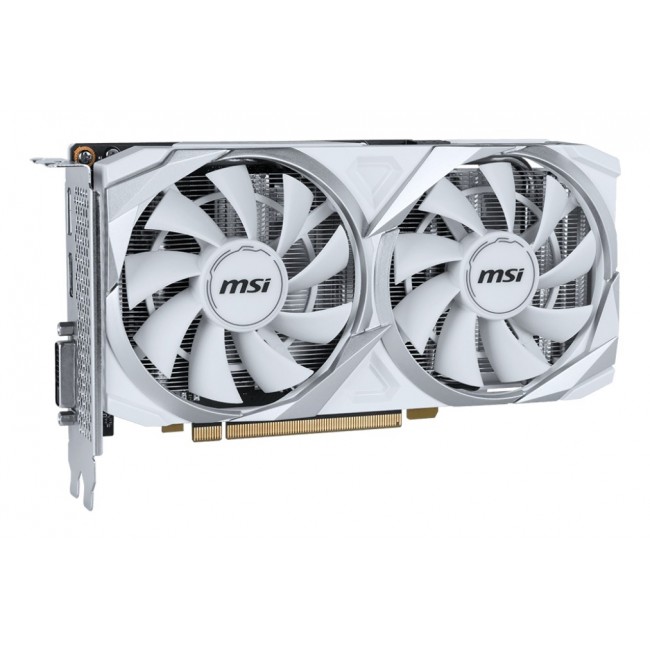 Graphics Card MSI RTX3050 VENTUS 2X XS OC WHITE 8GB GDDR6 HDMI DVI DP Graphics Card MSI RTX3050 VENTUS 2X XS OC WHITE 8GB GDDR6 HDMI DVI DP