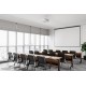 Neomounts BEAMER-C80WHITE Beamer ceiling mount - h 13-20 cm - full motion Neomounts BEAMER-C80WHITE Beamer ceiling mount - h 13-20 cm - full motion