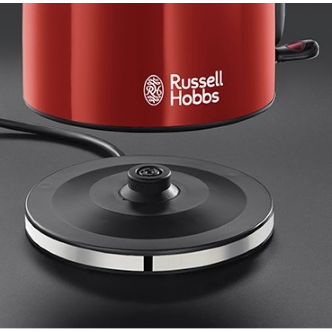 Russell Hobbs 20412-70 electric kettle Black, Red, Stainless steel