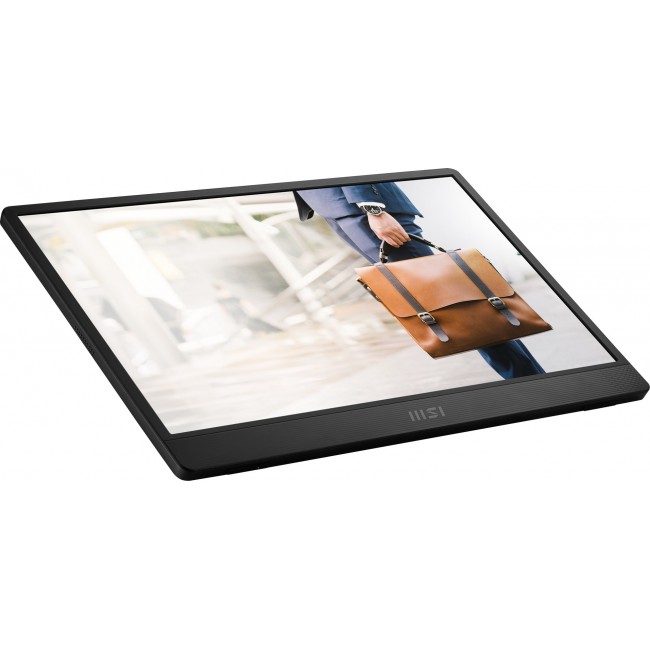 MSI PRO MP161 E2U portable TV/monitor Portable monitor Black 39.6 cm (15.6 MSI PRO MP161 E2U portable TV/monitor Portable monitor Black 39.6 cm (15.6