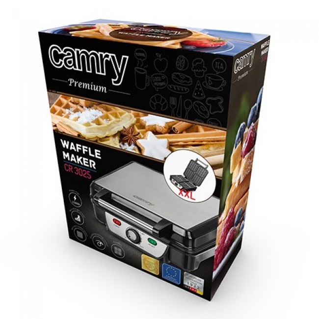 Camry CR 3025 waffle iron 4 waffle(s) Black 1500 W Camry CR 3025 waffle iron 4 waffle(s) Black 1500 W