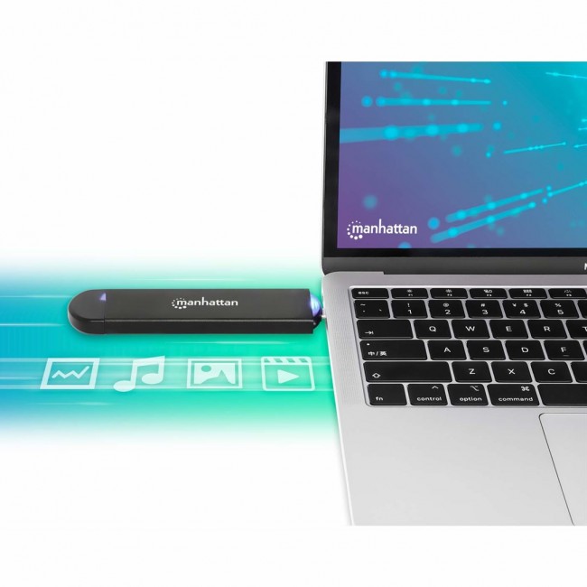 Manhattan M.2 NVMe and SATA SSD Enclosure, USB-C & USB-A Male Connection, Up to 10 Gbps (USB 3.2 Gen2 aka USB 3.1), For 2230/2242/2260/2280 SSDs with M Key or B+M Key, SuperSpeed+ USB, Aluminum, Black, Three Year Warranty Manhattan M.2 NVMe and SATA SSD Enclosure, USB-C & USB-A Male Connection, Up to 10 Gbps (USB 3.2 Gen2 aka USB 3.1), For 2230/2242/2260/2280 SSDs with M Key or B+M Key, SuperSpeed+ USB, Aluminum, Black, Three Year Warranty