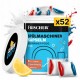 Frischer 3-in-1 dishwasher capsules, 52 pieces Frischer 3-in-1 dishwasher capsules, 52 pieces