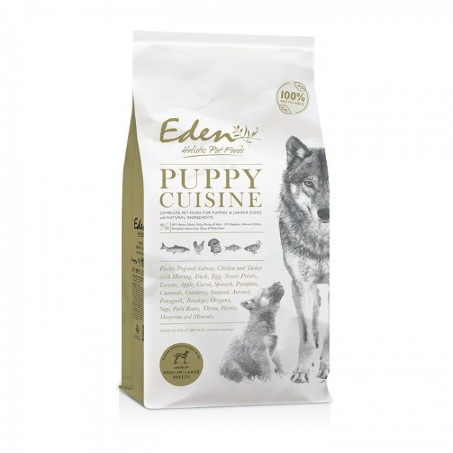 EDEN Puppy Cuisine 80/20 Medium kibble - dry dog food - 2kg EDEN Puppy Cuisine 80/20 Medium kibble - dry dog food - 2kg