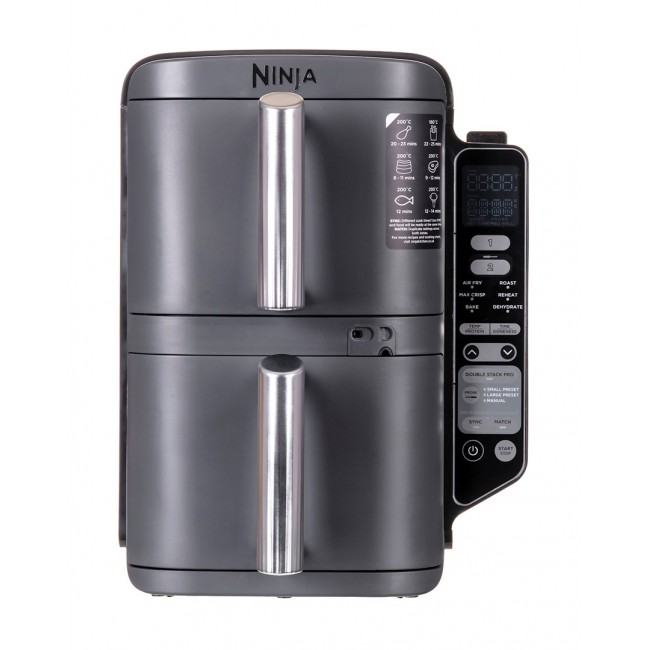 Ninja SL451EU fryer Double 9.5 L Stand-alone 2470 W Hot air fryer Black