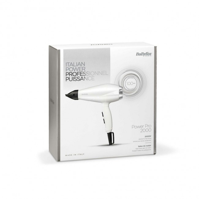 BaByliss 6704WE hair dryer 2000 W Black, White BaByliss 6704WE hair dryer 2000 W Black, White