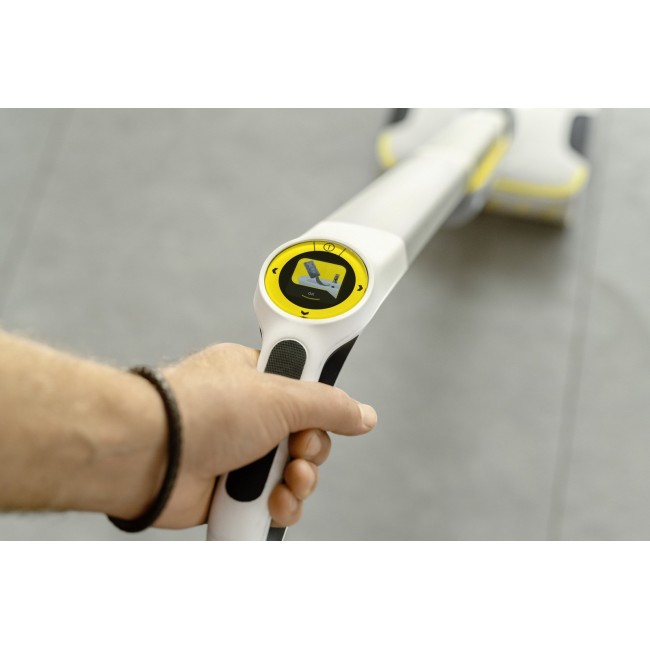 K rcher FC 8 Smart Signature Line Electric broom Battery Wet Bagless Silver, White, Yellow 2.85 Ah