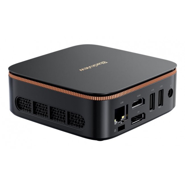Blackview MP20 Mini PC with Ryzen 3 3300U, 8GB RAM, 256GB SSD, Windows 11 Pro, black