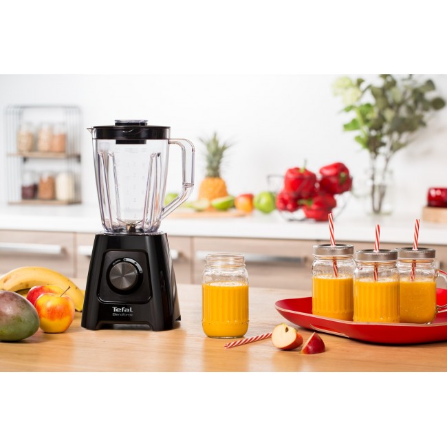 Tefal BlendForce II BL4208 blender 1.25 L Tabletop blender 600 W Black