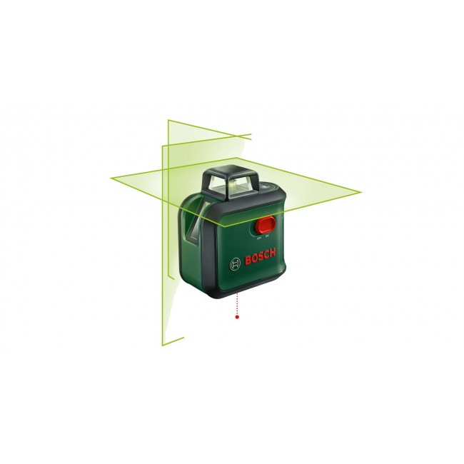 BOSCH LASER ADVANCED LEVEL 360 UNI GREEN +TT150