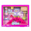 Barbie Chelsea Doll and Accessories, Skatepark Playset with 2 Puppies and 15+ Pieces