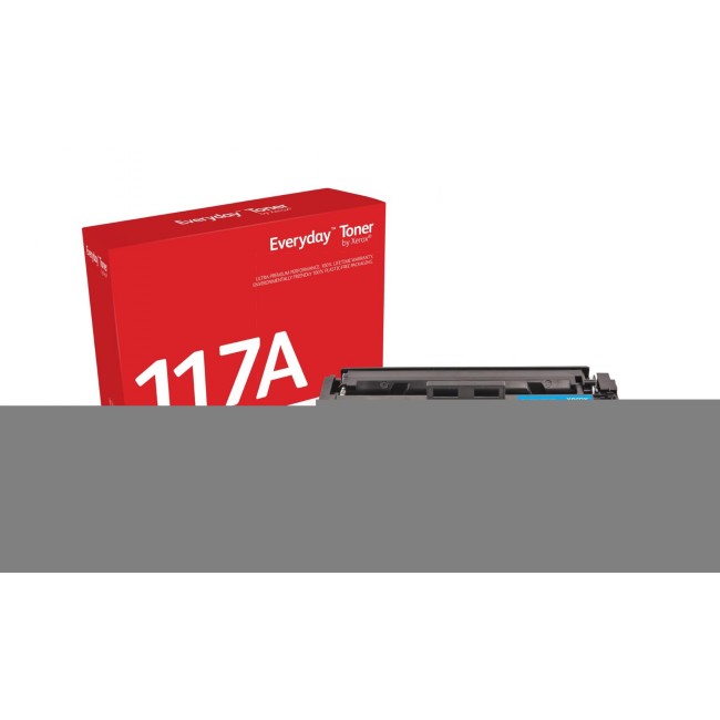 Everyday Cyan Toner by Xerox compatible with HP 117A (W2071A), Standard capacity
