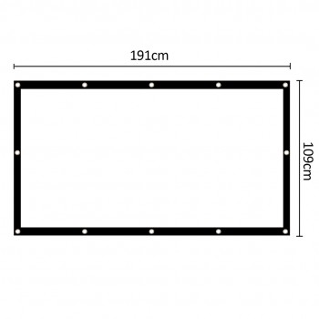Maclean MC-980 Projection Screen, 84