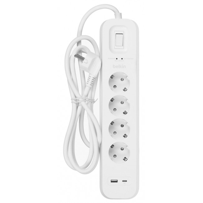 Belkin SRB001VF2M surge protector White 4 AC outlet(s) 2 m