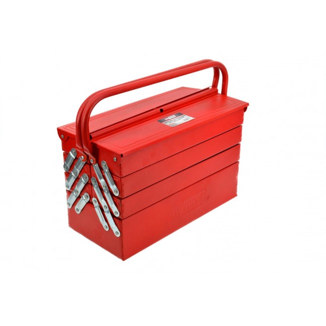 AWTOOLS METAL TOOLBOX 7pcs. 530x200x250mm