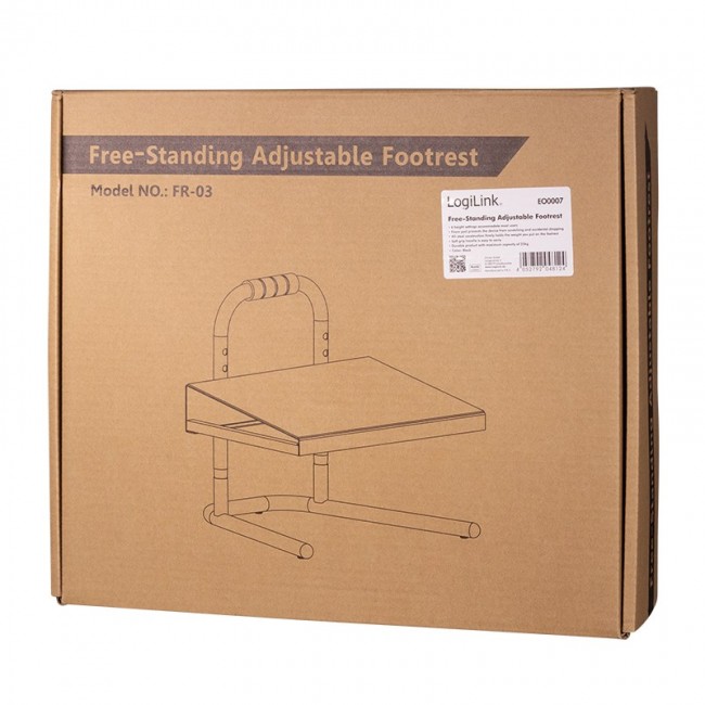 LogiLink EO0007 foot rest Black LogiLink EO0007 foot rest Black