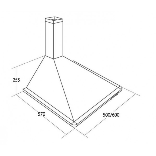 Cooker hood Akpo WK-5 Elegant Turbo 60 White Cooker hood Akpo WK-5 Elegant Turbo 60 White