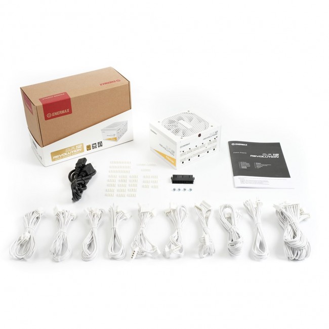 Enermax Revolution D.F.12 power supply unit 850 W 20+4 pin ATX ATX White Enermax Revolution D.F.12 power supply unit 850 W 20+4 pin ATX ATX White
